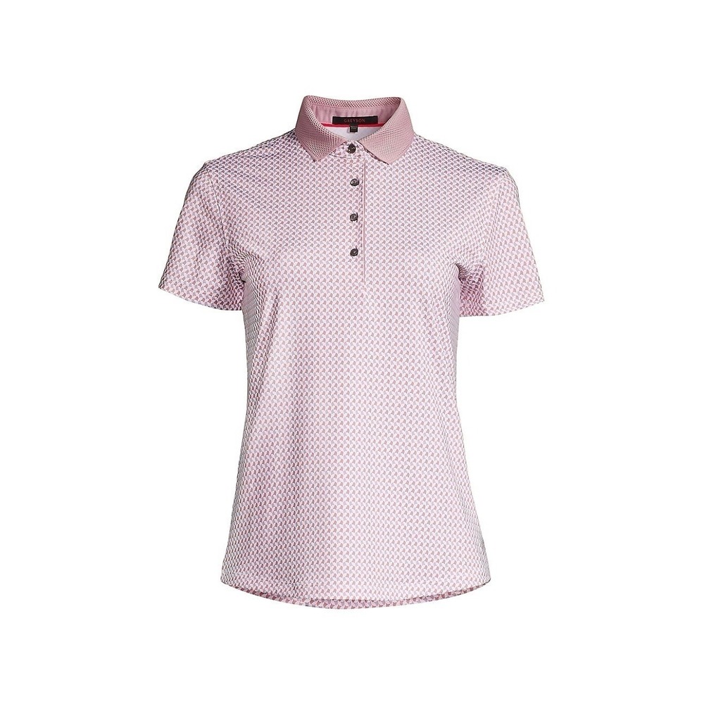 Greyson Wolf Whisperer Scarlett Polo Shirt Women's XL Pink Golf Performance Logo